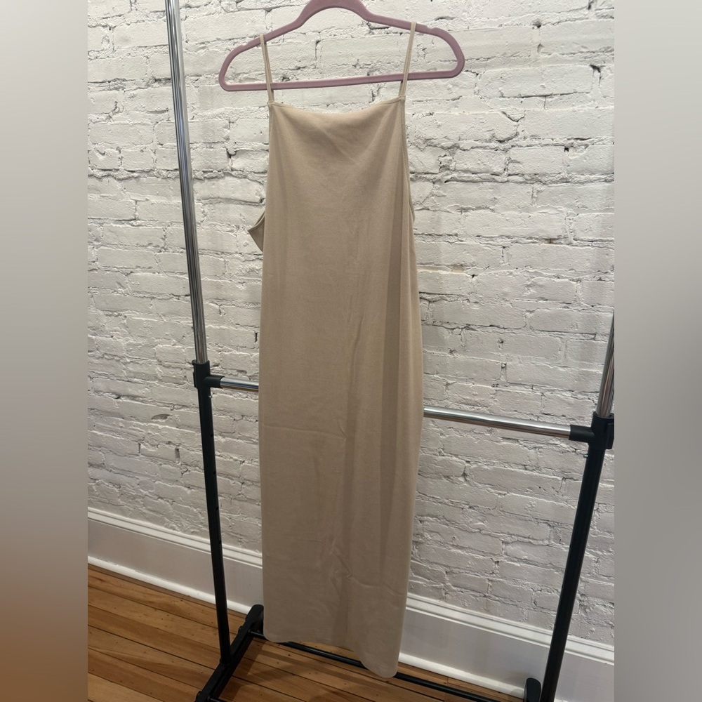 NWT Old Navy Tan Ribbed Dress